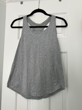 lululemon athletica Light Gray Racerback Tank